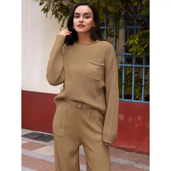 LILLUSORY 2 Piece Outfits For Women 2023 Fall Oversized Sweater Top And Pants Set