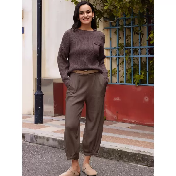 LILLUSORY 2 Piece Outfits For Women 2023 Fall Oversized Sweater Top And Pants Set