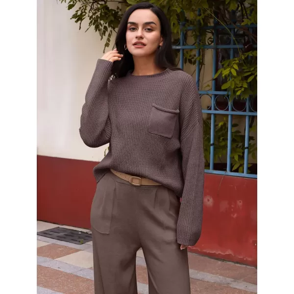 LILLUSORY 2 Piece Outfits For Women 2023 Fall Oversized Sweater Top And Pants Set