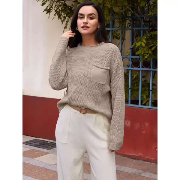 LILLUSORY 2 Piece Outfits For Women 2023 Fall Oversized Sweater Top And Pants Set