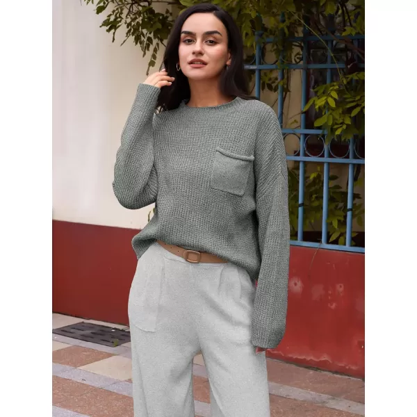 LILLUSORY 2 Piece Outfits For Women 2023 Fall Oversized Sweater Top And Pants Set