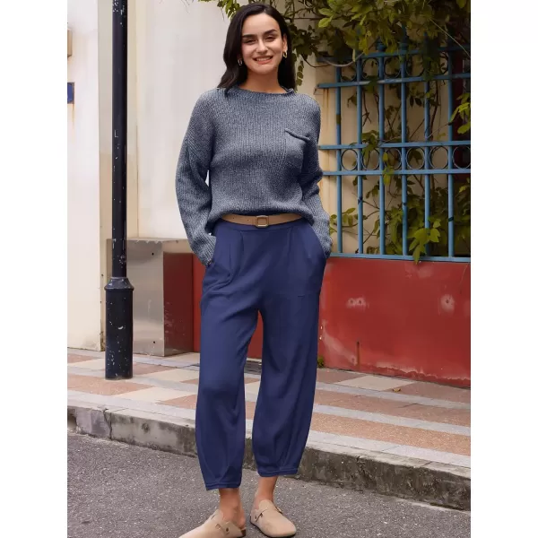 LILLUSORY 2 Piece Outfits For Women 2023 Fall Oversized Sweater Top And Pants Set