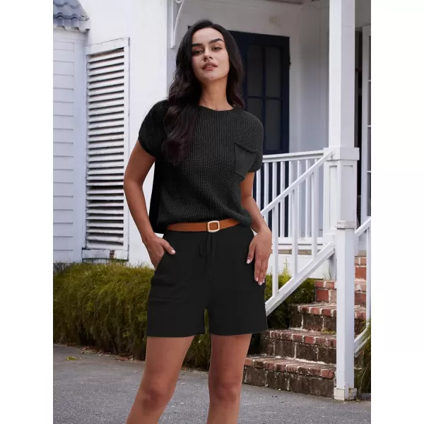 LILLUSORY Two 2 Piece Knit Matching Sets Women's Summer Set With Pockets