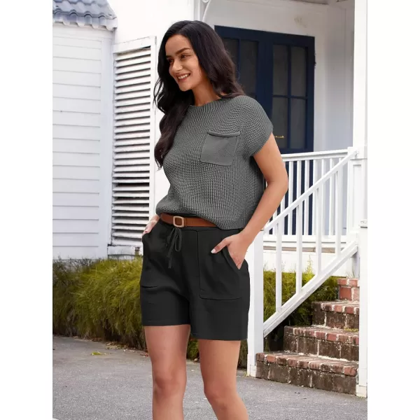 LILLUSORY Two 2 Piece Knit Matching Sets Women's Summer Set With Pockets