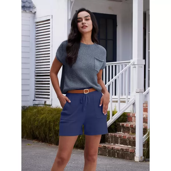 LILLUSORY Two 2 Piece Knit Matching Sets Women's Summer Set With Pockets