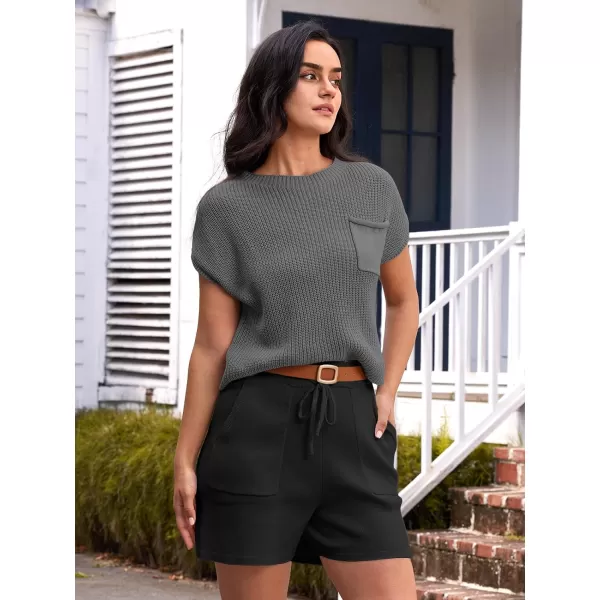 LILLUSORY Two 2 Piece Knit Matching Sets Women's Summer Set With Pockets
