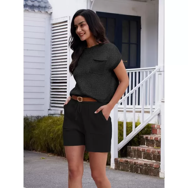 LILLUSORY Two 2 Piece Knit Matching Sets Women's Summer Set With Pockets