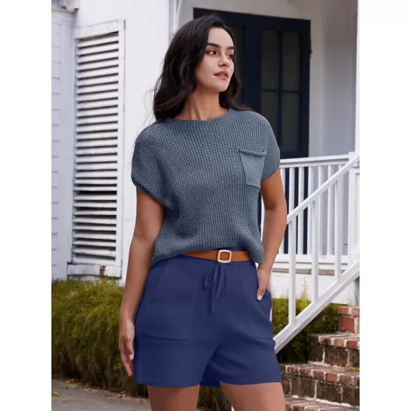 LILLUSORY Two 2 Piece Knit Matching Sets Women's Summer Set With Pockets
