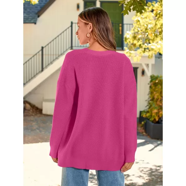 LILLUSORY Women's Cardigan 2023 Open Front Oversized Button Lightweight Sweaters V Neck Loose Cardigans Knit Outwear