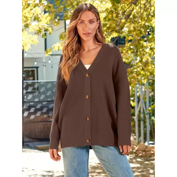 LILLUSORY Women's Cardigan 2023 Open Front Oversized Button Lightweight Sweaters V Neck Loose Cardigans Knit Outwear