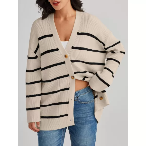 LILLUSORY Women's Cardigan 2023 Open Front Oversized Button Lightweight Sweaters V Neck Loose Cardigans Knit Outwear