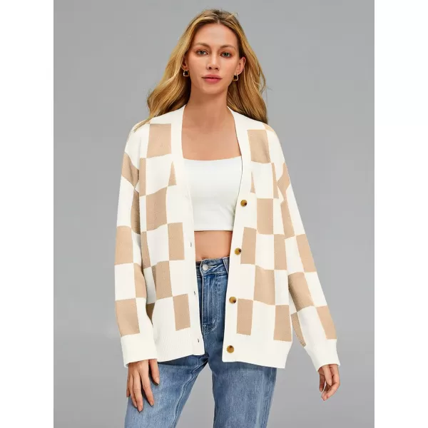 LILLUSORY Women's Cardigan 2023 Open Front Oversized Button Lightweight Sweaters V Neck Loose Cardigans Knit Outwear