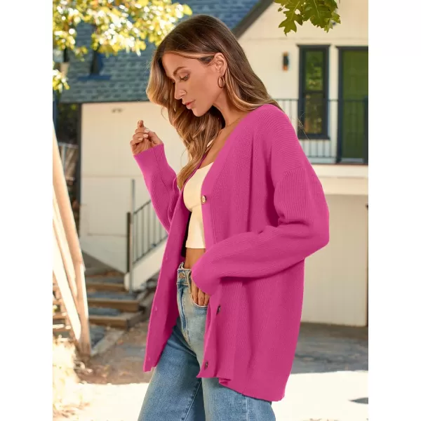 LILLUSORY Women's Cardigan 2023 Open Front Oversized Button Lightweight Sweaters V Neck Loose Cardigans Knit Outwear