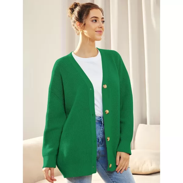 LILLUSORY Women's Cardigan 2023 Open Front Oversized Button Lightweight Sweaters V Neck Loose Cardigans Knit Outwear