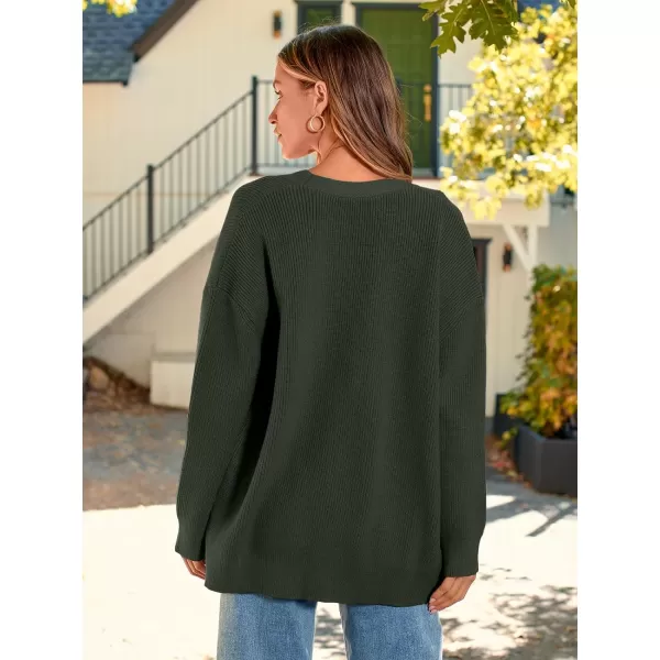 LILLUSORY Women's Cardigan 2023 Open Front Oversized Button Lightweight Sweaters V Neck Loose Cardigans Knit Outwear