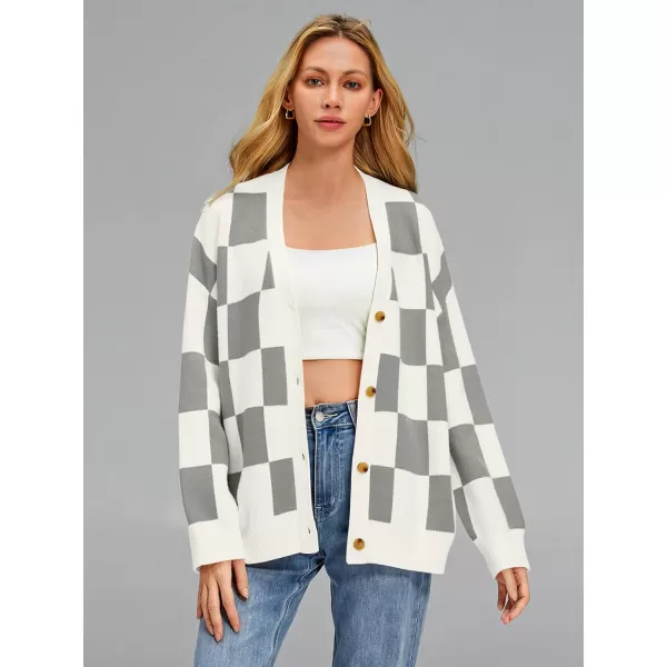 LILLUSORY Women's Cardigan 2023 Open Front Oversized Button Lightweight Sweaters V Neck Loose Cardigans Knit Outwear