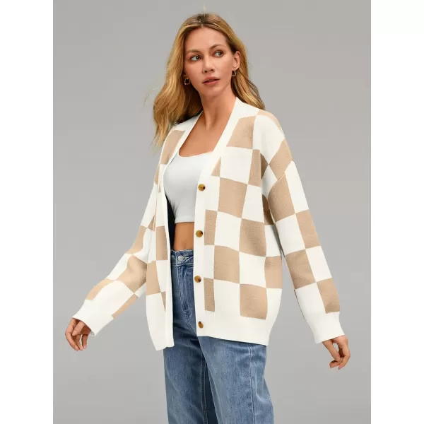 LILLUSORY Women's Cardigan 2023 Open Front Oversized Button Lightweight Sweaters V Neck Loose Cardigans Knit Outwear