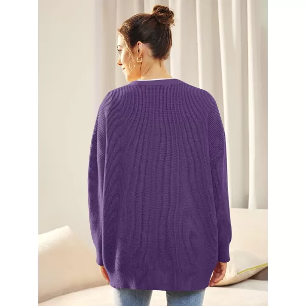 LILLUSORY Women's Cardigan 2023 Open Front Oversized Button Lightweight Sweaters V Neck Loose Cardigans Knit Outwear