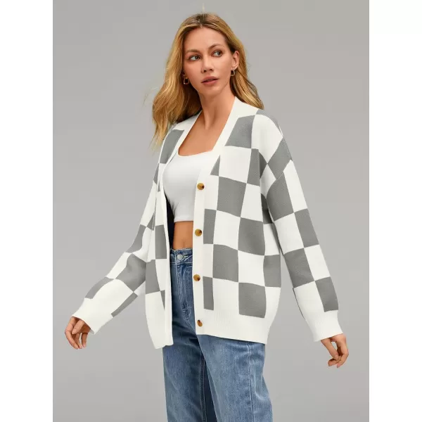 LILLUSORY Women's Cardigan 2023 Open Front Oversized Button Lightweight Sweaters V Neck Loose Cardigans Knit Outwear