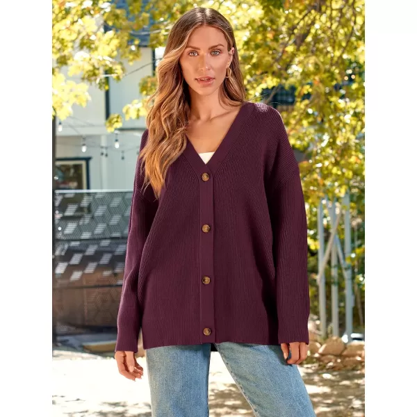 LILLUSORY Women's Cardigan 2023 Open Front Oversized Button Lightweight Sweaters V Neck Loose Cardigans Knit Outwear
