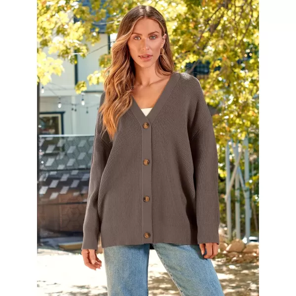 LILLUSORY Women's Cardigan 2023 Open Front Oversized Button Lightweight Sweaters V Neck Loose Cardigans Knit Outwear