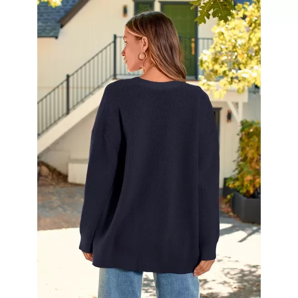 LILLUSORY Women's Cardigan 2023 Open Front Oversized Button Lightweight Sweaters V Neck Loose Cardigans Knit Outwear