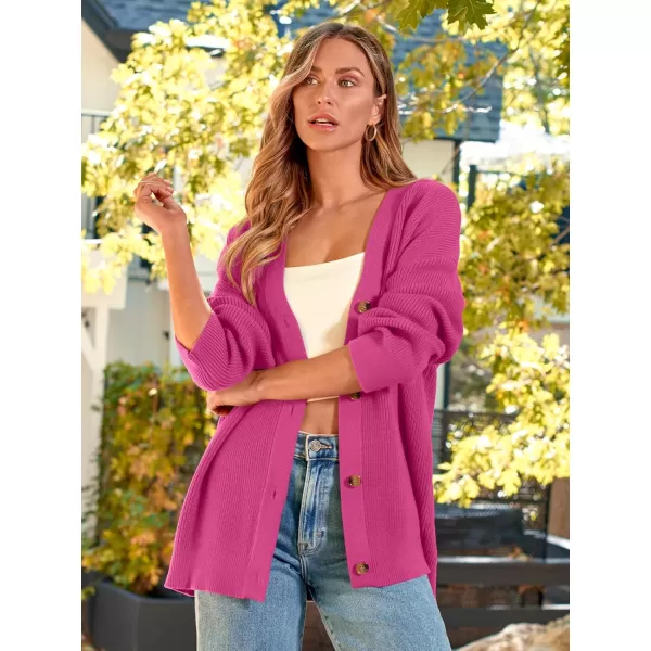 LILLUSORY Women's Cardigan 2023 Open Front Oversized Button Lightweight Sweaters V Neck Loose Cardigans Knit Outwear