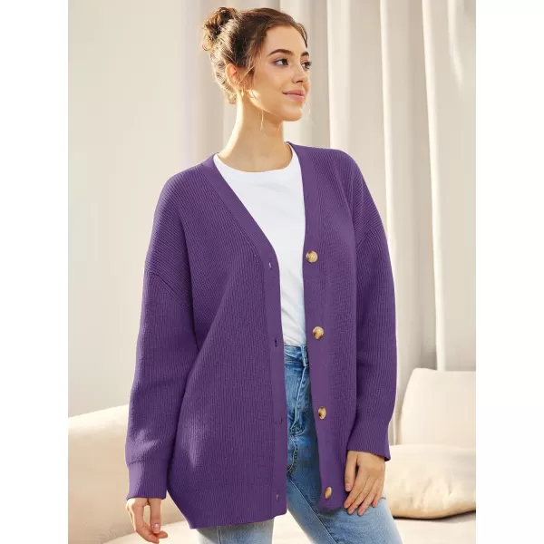LILLUSORY Women's Cardigan 2023 Open Front Oversized Button Lightweight Sweaters V Neck Loose Cardigans Knit Outwear