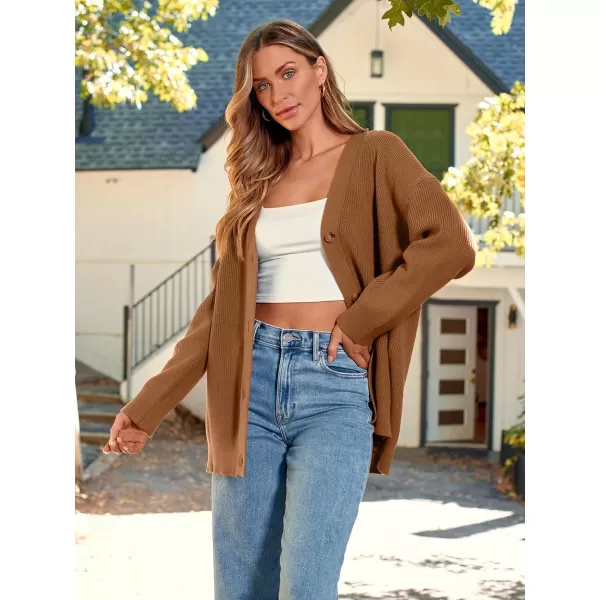 LILLUSORY Women's Cardigan 2023 Open Front Oversized Button Lightweight Sweaters V Neck Loose Cardigans Knit Outwear