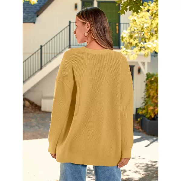 LILLUSORY Women's Cardigan 2023 Open Front Oversized Button Lightweight Sweaters V Neck Loose Cardigans Knit Outwear