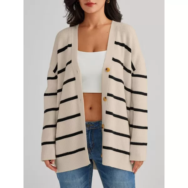 LILLUSORY Women's Cardigan 2023 Open Front Oversized Button Lightweight Sweaters V Neck Loose Cardigans Knit Outwear