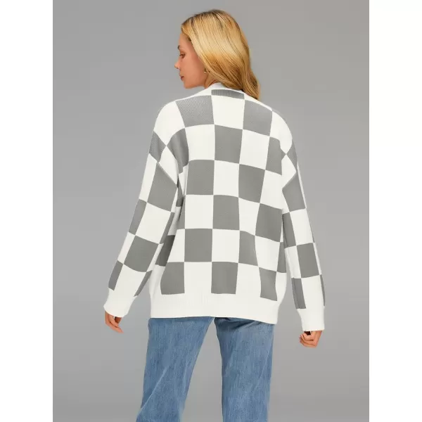 LILLUSORY Women's Cardigan 2023 Open Front Oversized Button Lightweight Sweaters V Neck Loose Cardigans Knit Outwear