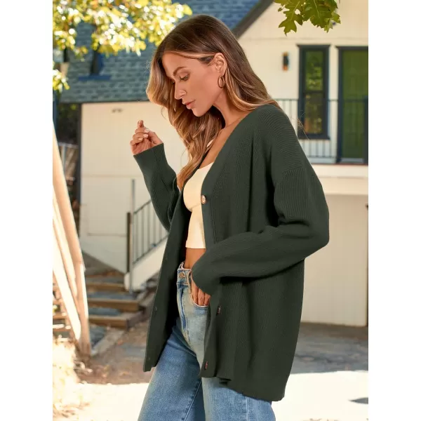 LILLUSORY Women's Cardigan 2023 Open Front Oversized Button Lightweight Sweaters V Neck Loose Cardigans Knit Outwear