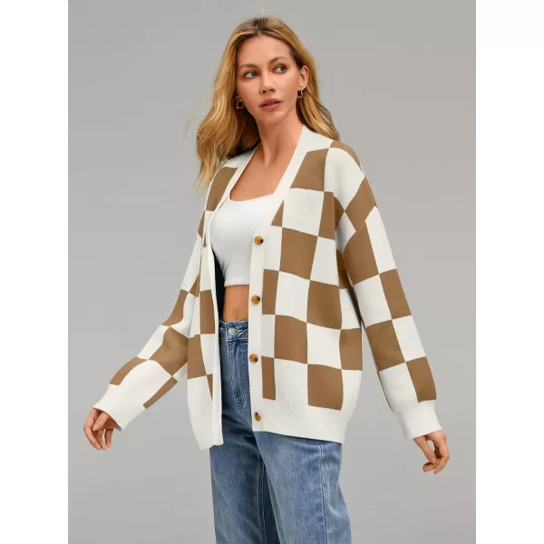 LILLUSORY Women's Cardigan 2023 Open Front Oversized Button Lightweight Sweaters V Neck Loose Cardigans Knit Outwear