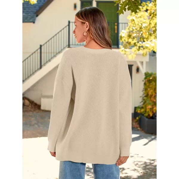 LILLUSORY Women's Cardigan 2023 Open Front Oversized Button Lightweight Sweaters V Neck Loose Cardigans Knit Outwear