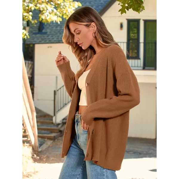 LILLUSORY Women's Cardigan 2023 Open Front Oversized Button Lightweight Sweaters V Neck Loose Cardigans Knit Outwear