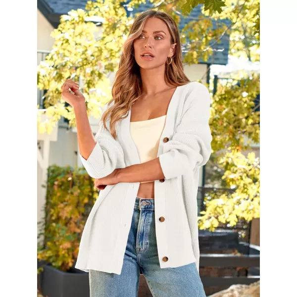 LILLUSORY Women's Cardigan 2023 Open Front Oversized Button Lightweight Sweaters V Neck Loose Cardigans Knit Outwear