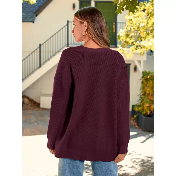 LILLUSORY Women's Cardigan 2023 Open Front Oversized Button Lightweight Sweaters V Neck Loose Cardigans Knit Outwear