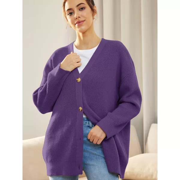LILLUSORY Women's Cardigan 2023 Open Front Oversized Button Lightweight Sweaters V Neck Loose Cardigans Knit Outwear