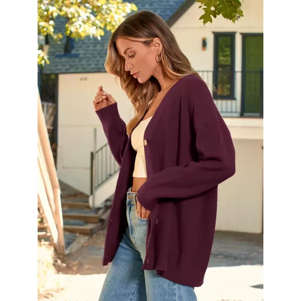 LILLUSORY Women's Cardigan 2023 Open Front Oversized Button Lightweight Sweaters V Neck Loose Cardigans Knit Outwear