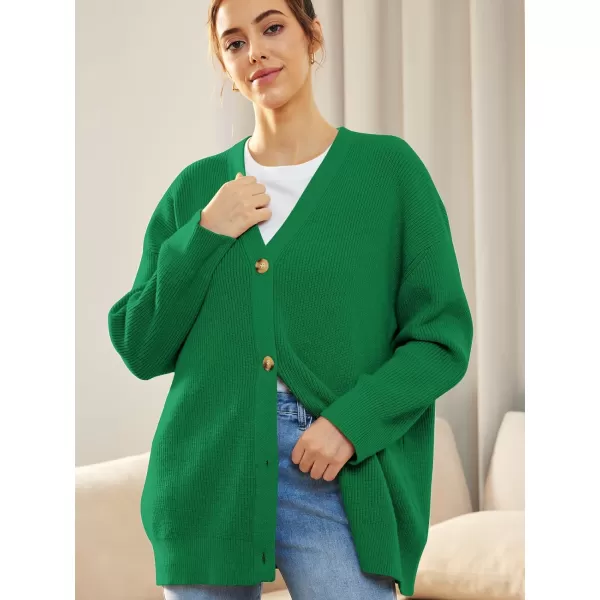 LILLUSORY Women's Cardigan 2023 Open Front Oversized Button Lightweight Sweaters V Neck Loose Cardigans Knit Outwear
