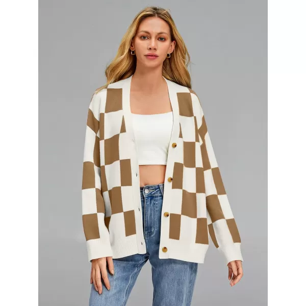 LILLUSORY Women's Cardigan 2023 Open Front Oversized Button Lightweight Sweaters V Neck Loose Cardigans Knit Outwear