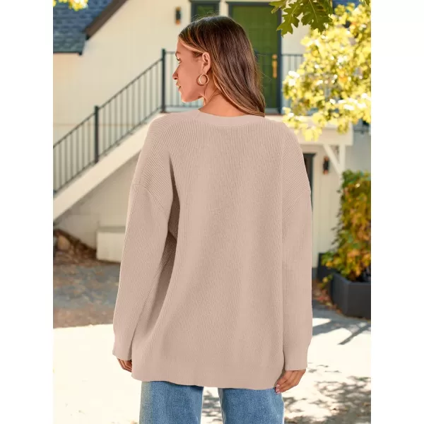 LILLUSORY Women's Cardigan 2023 Open Front Oversized Button Lightweight Sweaters V Neck Loose Cardigans Knit Outwear