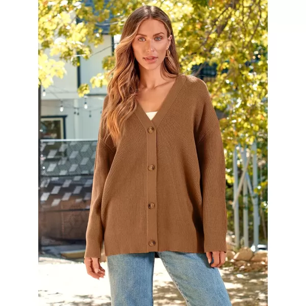 LILLUSORY Women's Cardigan 2023 Open Front Oversized Button Lightweight Sweaters V Neck Loose Cardigans Knit Outwear
