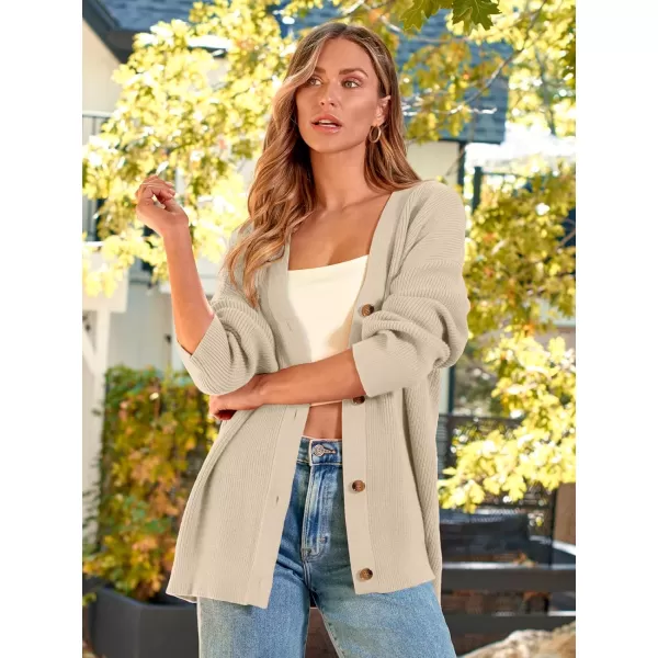 LILLUSORY Women's Cardigan 2023 Open Front Oversized Button Lightweight Sweaters V Neck Loose Cardigans Knit Outwear