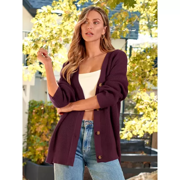 LILLUSORY Women's Cardigan 2023 Open Front Oversized Button Lightweight Sweaters V Neck Loose Cardigans Knit Outwear