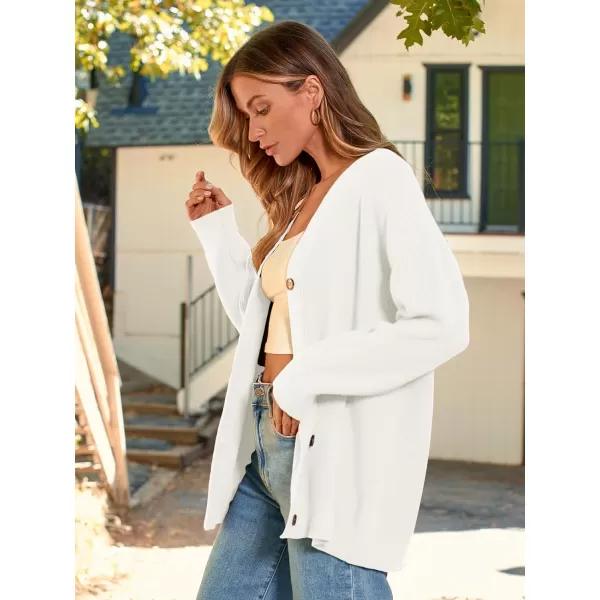 LILLUSORY Women's Cardigan 2023 Open Front Oversized Button Lightweight Sweaters V Neck Loose Cardigans Knit Outwear