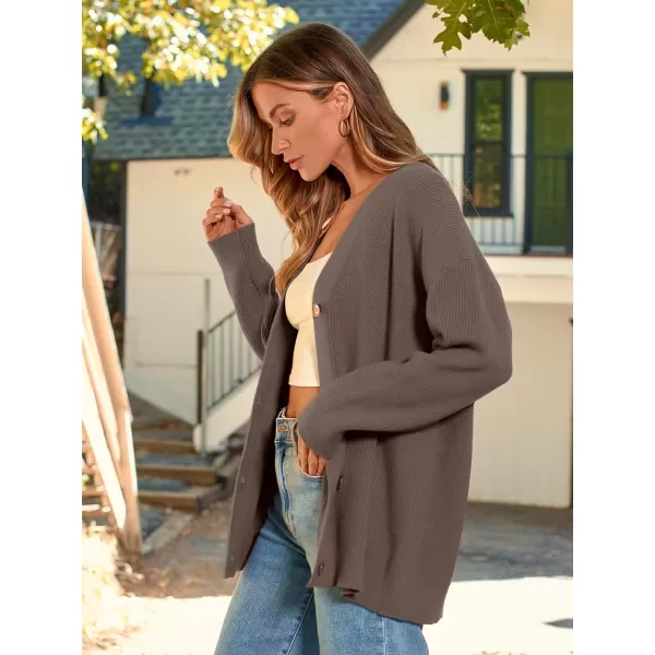 LILLUSORY Women's Cardigan 2023 Open Front Oversized Button Lightweight Sweaters V Neck Loose Cardigans Knit Outwear