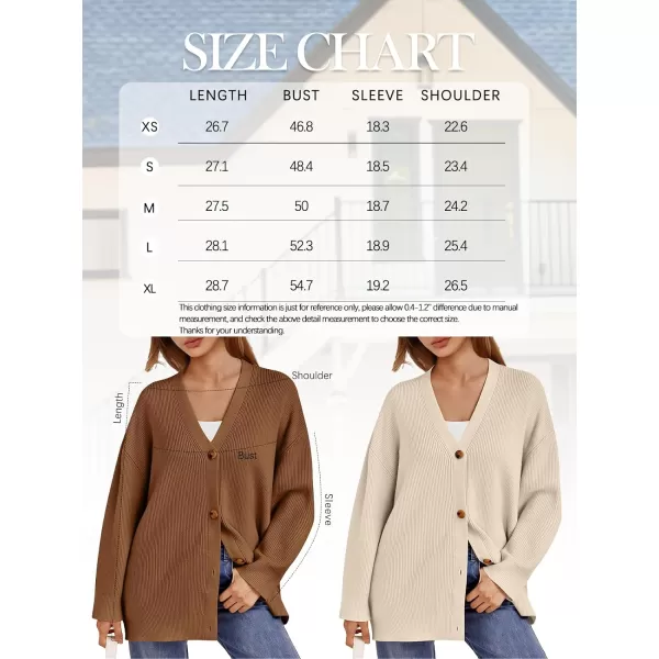 LILLUSORY Women's Cardigan 2023 Open Front Oversized Button Lightweight Sweaters V Neck Loose Cardigans Knit Outwear