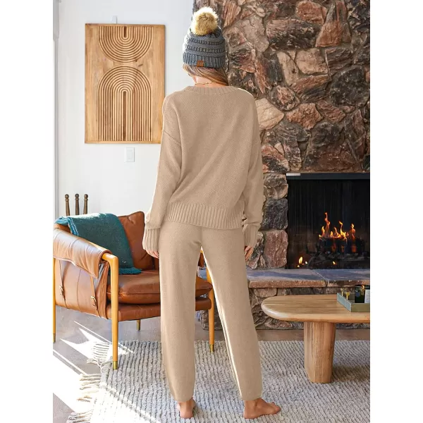 LILLUSORY Womens Cardigan Pants Sets 2 Piece Slouchy Loungewear Sweater Sets